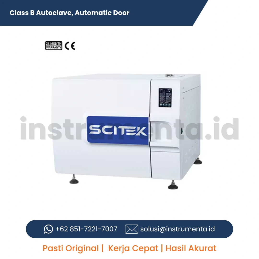 Authorized Distributor Class B Autoclave Scitek ST-BA Series Sterilisator Meja Pintu Otomatis Rumah Sakit
